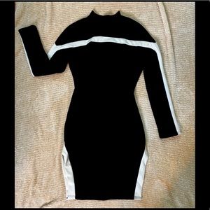 Black and white dress